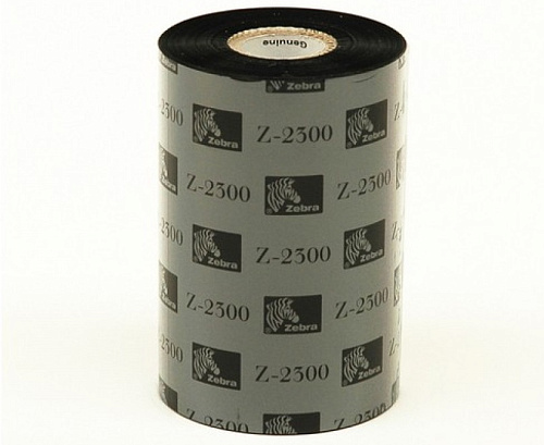 Красящая лента Zebra Wax Black 2300 110/ 450