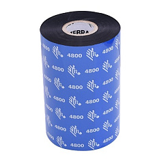 Красящая лента Zebra REZIN STANDART Black 4800 60/450